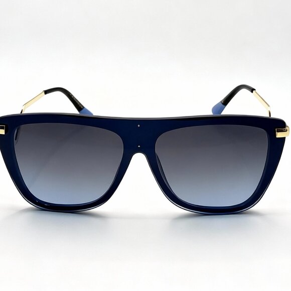 NEW VOGUE V Oversized Iconic Glam Trendy Designer Style Sunglasses Blue - Picture 2 of 5